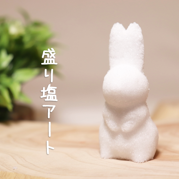 【盛り塩アート】うさぎの商品画像